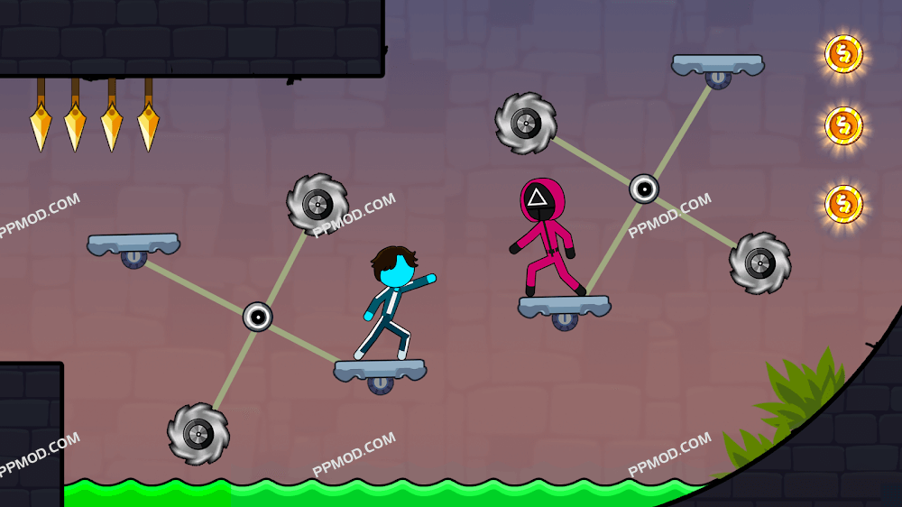 图片[4]-红蓝火柴人第二季 Ver.2.0 MOD APK[无限生命][无限皮肤]-PPMOD