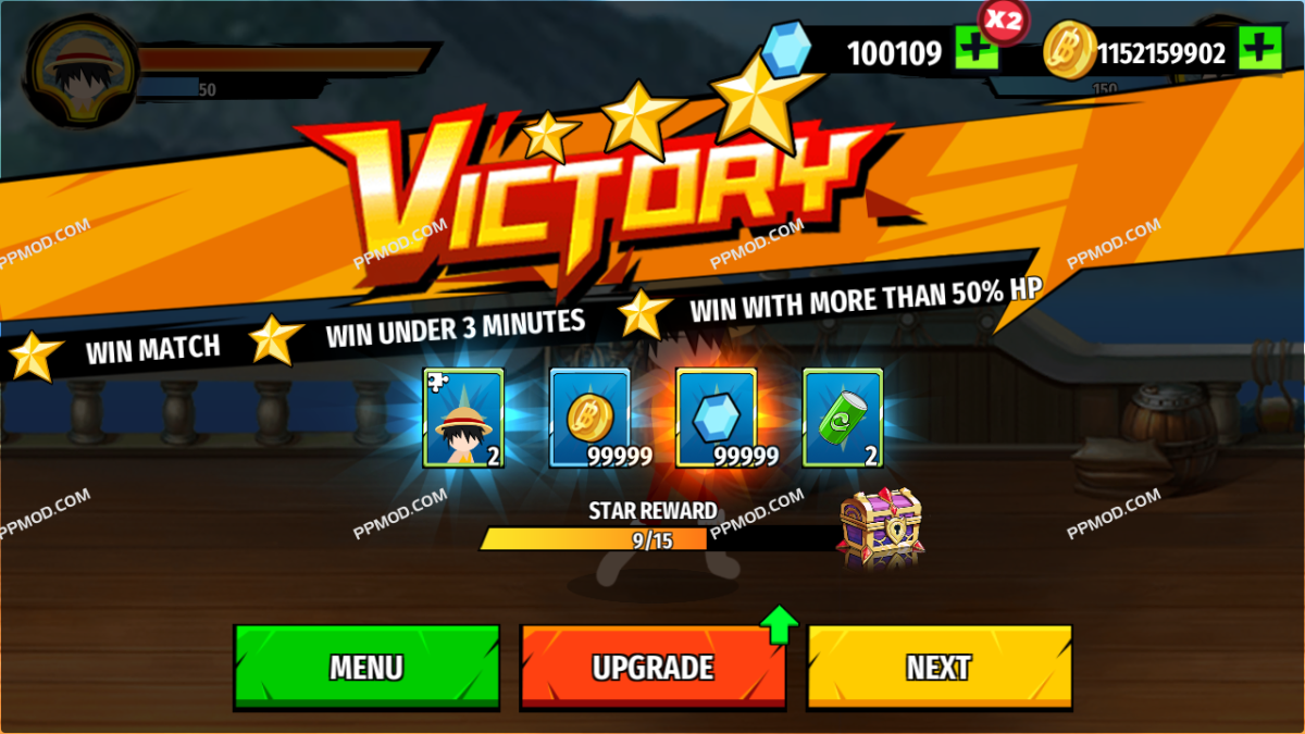 图片[2]-斯蒂克曼海盗大战 Stickman Pirates Fight Ver.5.9 MOD APK[无限宝石][无限金币]-PPMOD