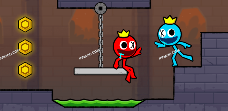 红蓝火柴人第二季 Ver.2.0 MOD APK[无限生命][无限皮肤]-PPMOD