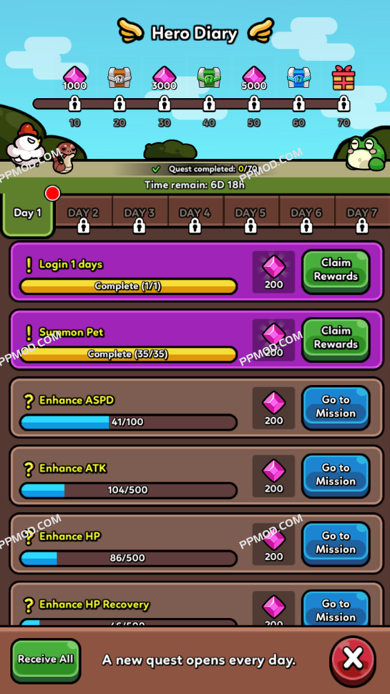 图片[4]-猎人世界 Monster World Ver.1.0.04.01.16 MOD APK[无限黄金][无限宝石]-PPMOD