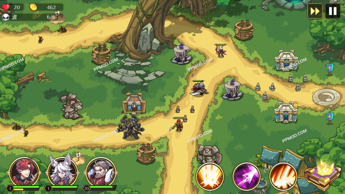 图片[4]-王国战争TD Kingdom War TD Ver.2.1.74 MOD APK[免费购物][上帝模式]-PPMOD