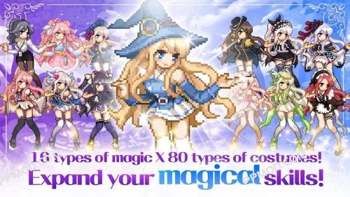 图片[1]-魔法少女 Magical Girl: Idle Pixel Hero Ver.4.87 MOD APK [上帝模式][伤害倍数]-PPMOD