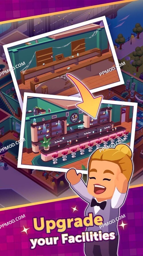 图片[1]-夜总会大亨 破解版 Nightclub Tycoon Ver.1.35.000 MOD APK[无限金钱][游戏加速]-PPMOD