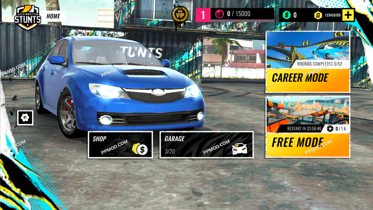 图片[2]-汽车特技比赛:大型坡道 Car Stunt Races: Mega Ramps Ver.3.2.1 - Mod APK[解锁VIP][去除广告]-PPMOD