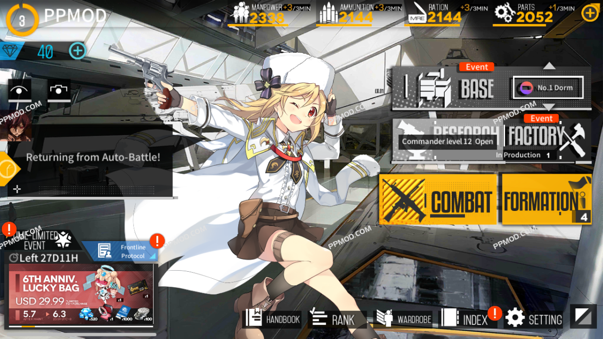 图片[1]-少女前线(国际服/台服/韩服)  破解版 Girls’ Frontline Ver.3.0600_350 MOD APK[伤害倍数][上帝模式][防御倍数]-PPMOD
