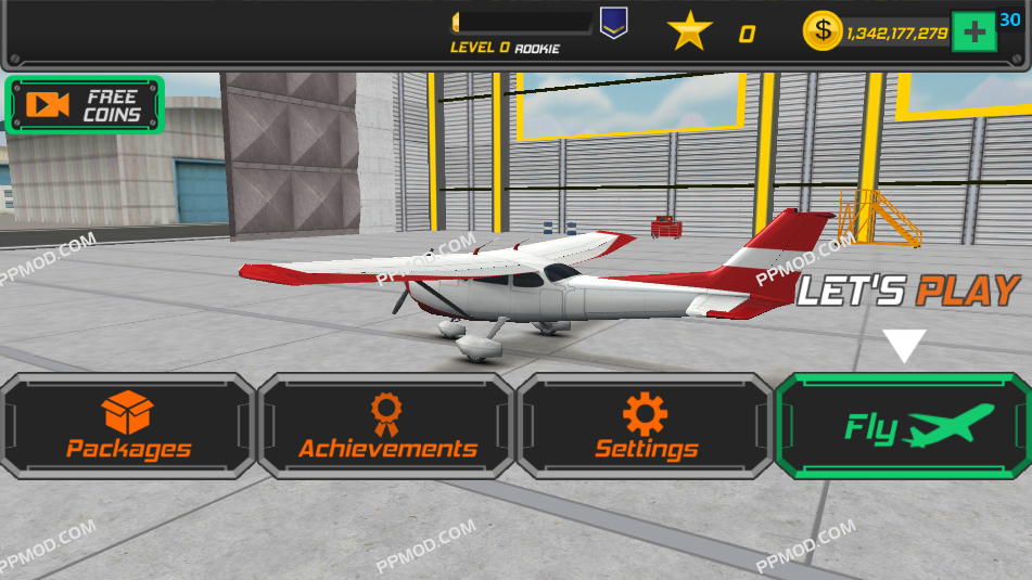 图片[1]-飞行驾驶员模拟器3D Flight Pilot: 3D Simulator Ver.2.11.54 MOD APK[破解内购][无限金币]-PPMOD