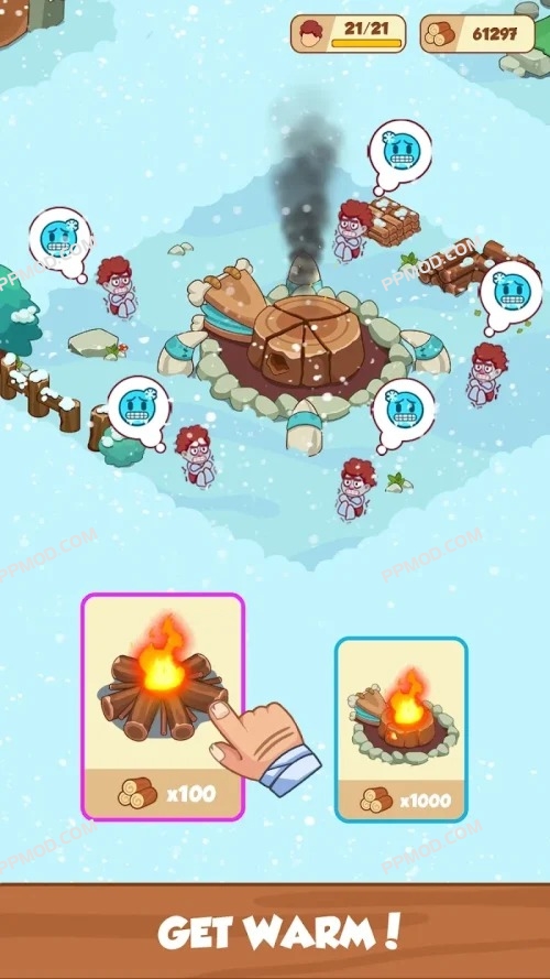 图片[4]-冰雪村庄:大亨生存 破解版 Icy Village: Tycoon Survival 破解版 Ver.3.6.0 MOD APK[无限钻石][无限资源]-PPMOD