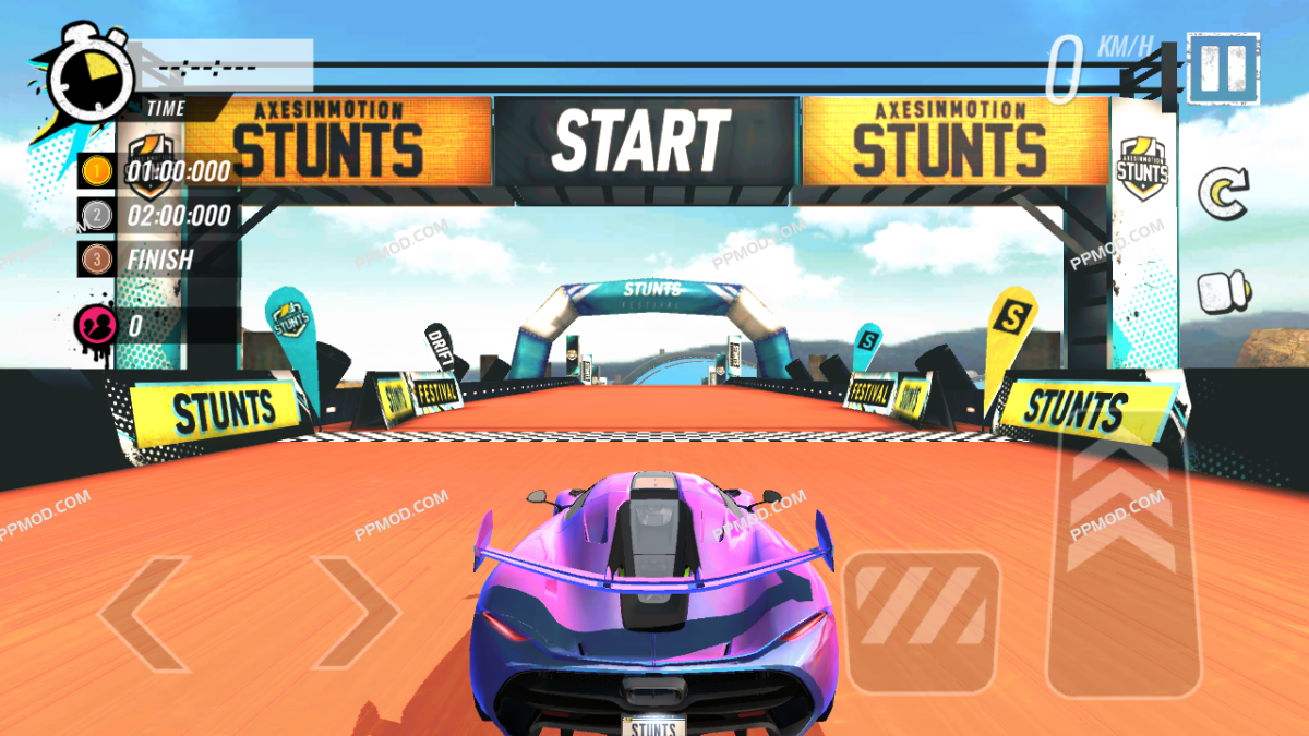 图片[1]-汽车特技比赛:大型坡道 Car Stunt Races: Mega Ramps Ver.3.2.1 - Mod APK[解锁VIP][去除广告]-PPMOD