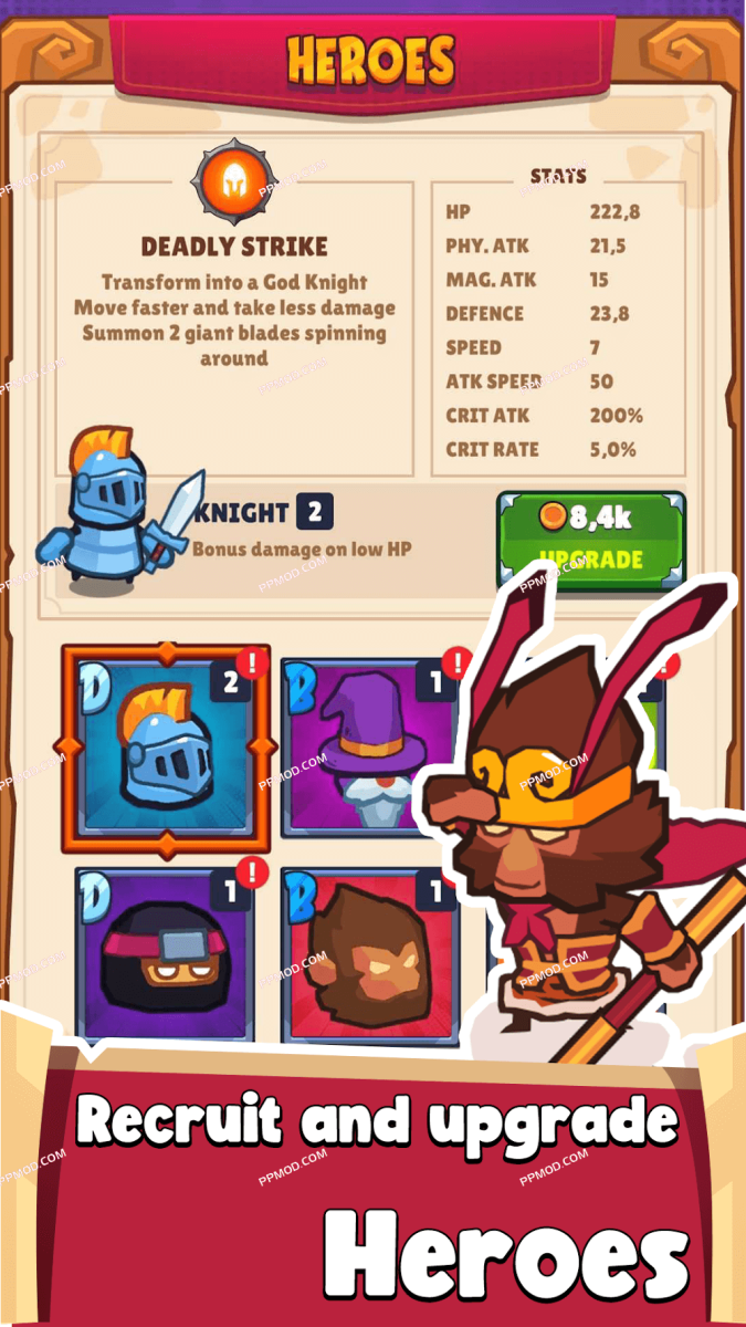 图片[4]-王国幸存者 破解版 Survivor Kingdoms Ver.2.41 MOD APK[上帝模式][一击必杀][解锁英雄]-PPMOD