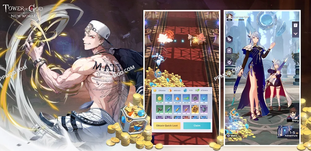 图片[4]-神之塔 破解版 Tower of God Ver.2.1.44 MOD APK[伤害倍数][上帝模式]-PPMOD