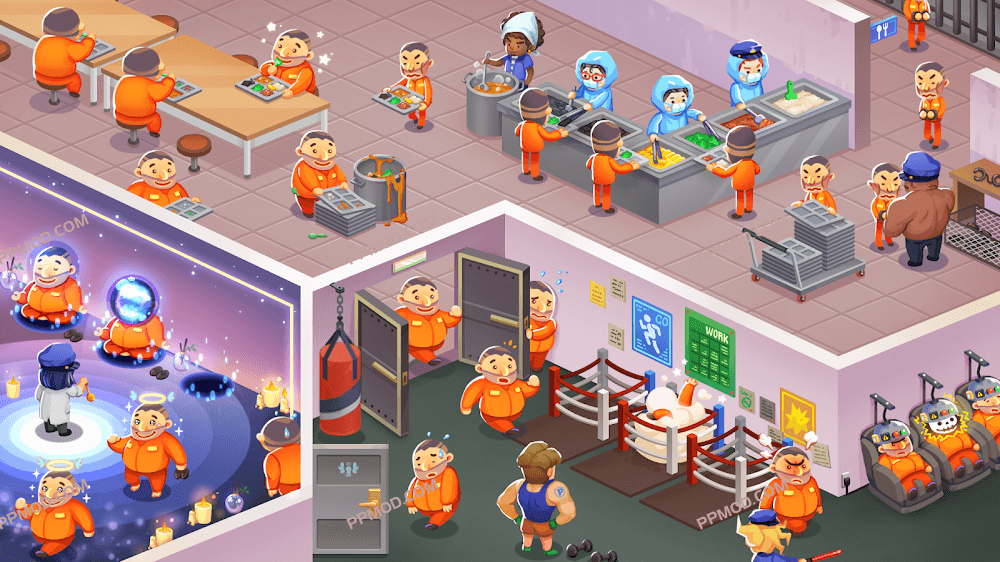 图片[3]-闲置的监狱大亨 Idle Prison Tycoon Ver.1.0.46 MOD APK[无限宝石]-PPMOD