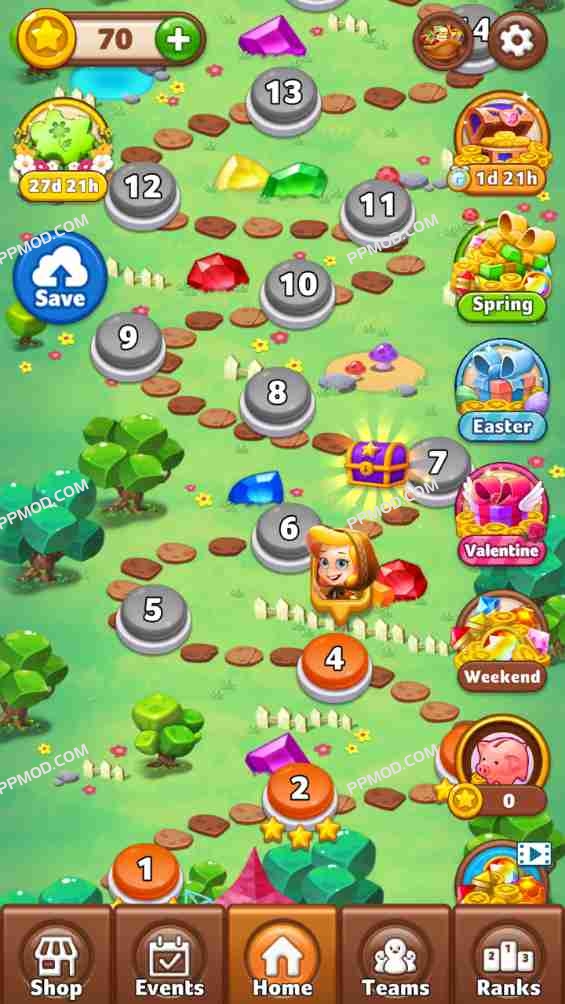 图片[1]-宝石消消王 Jewel Match King v24.0523.00 MOD APK [自动获胜]-PPMOD