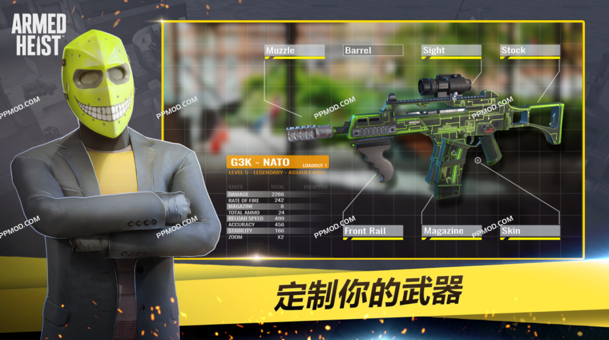 图片[2]-武装抢劫 Armed Heist Ver.3.1.3 MOD APK[功能菜单]-PPMOD