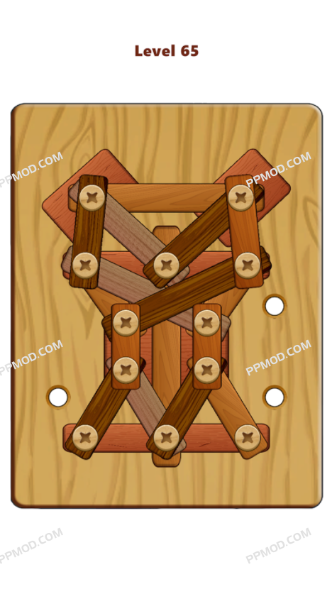 图片[3]-木螺母和螺栓拼图 破解版 Wood Nuts & Bolts Puzzle Ver.6.4 MOD APK [无限金钱][去除广告]-PPMOD
