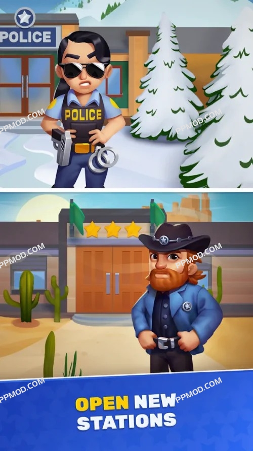 图片[2]-警察局大亨 Police Department Tycoon 破解版 Ver.1.0.13[无限钻石][无限金钱][无线点数]-PPMOD