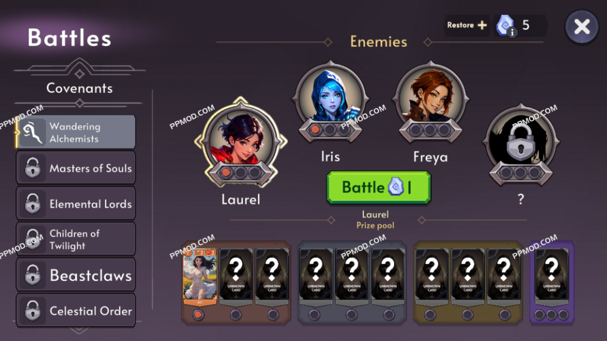 图片[3]-[18+]欲望后宫 破解版 Harem of Lust: Battle Cards Ver.1.10.21 MOD APK[超高伤害][上帝模式]-PPMOD