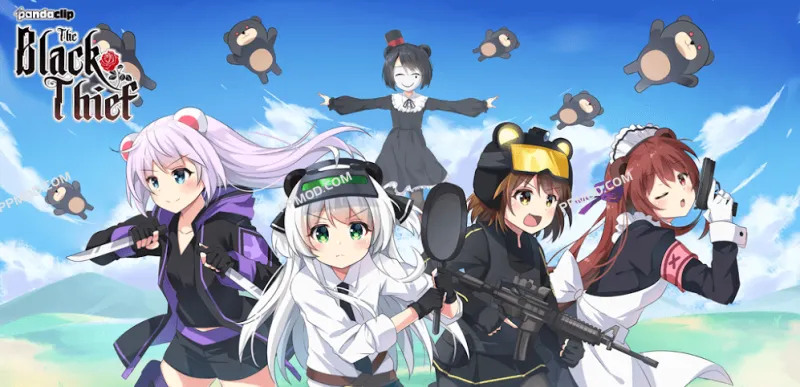 熊猫弹夹黑盗贼 破解版 Pandaclip: The Black Thief Ver.1.9.10 MOD APK-PPMOD