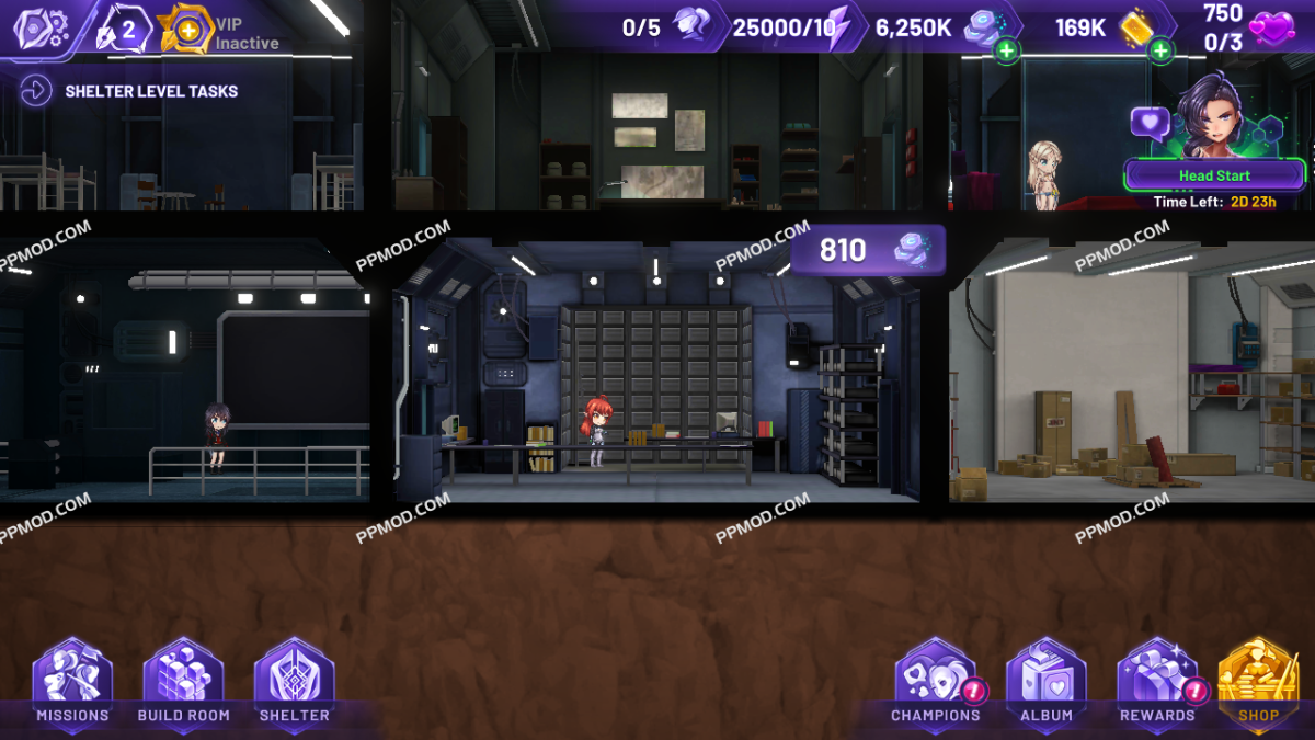 图片[1]-[18+]69号避难所 破解版 Shelter 69 Ver.1.7.745 MOD APK[无限资源]-PPMOD