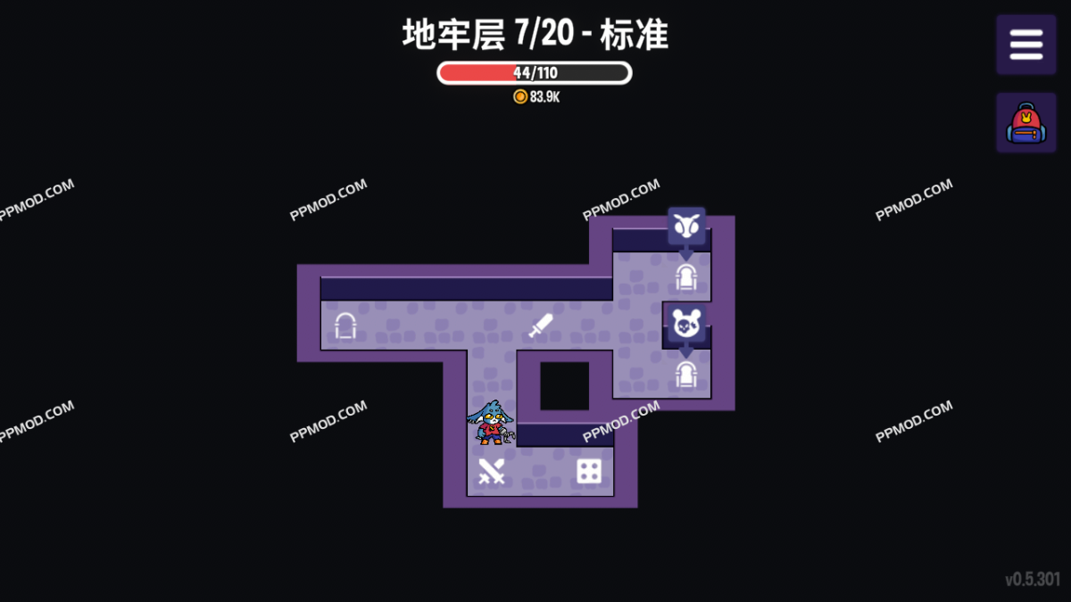 图片[1]-抓抓地牢 破解版 Dungeon Clawler Ver.0.5.301 MOD APK[无限金币]-PPMOD