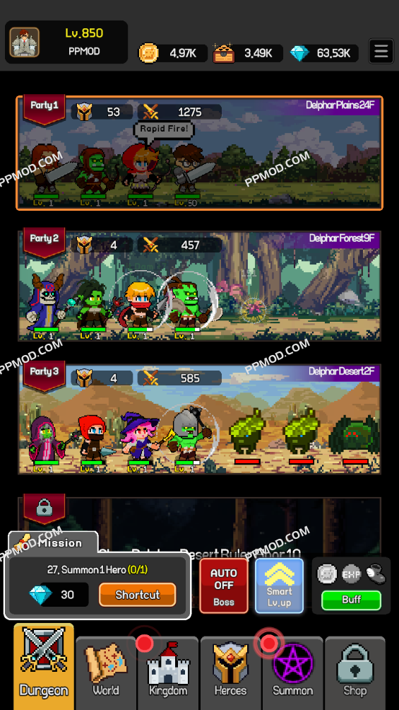 图片[1]-32英雄 破解版 32 Heroes Ver.1.2.97 MOD APK[无限货币][伤害倍数]-PPMOD