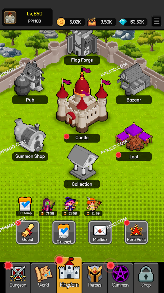 图片[2]-32英雄 破解版 32 Heroes Ver.1.2.97 MOD APK[无限货币][伤害倍数]-PPMOD